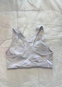 Nike White Sports Bra