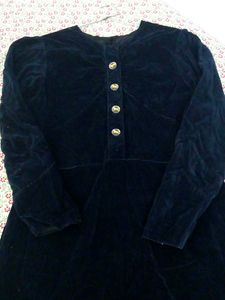 Luxury Velvet Korean Style Dress
