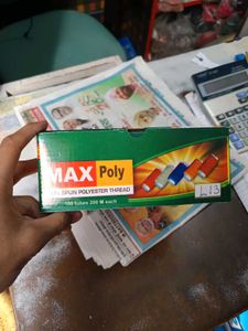 Max Poly Sewing Threads| 100 Tube