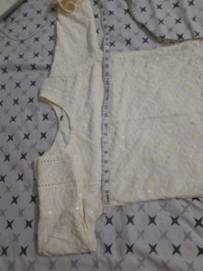 Very Soft Sequin Embroidery Work Wear Kurti Top