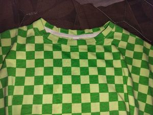 Checkerboard Green T-Shirt