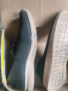 Used Black Slip-On Shoes