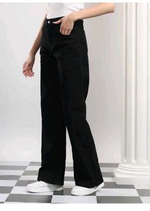 Straight Fit Women black jeans