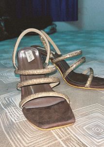 Sparkling  Heels never worn