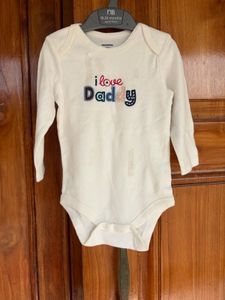 new unused I Love Daddy Baby Bodysuit