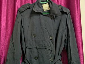 Navy Blue Trench Coat
