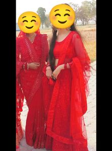 Wedding Season Sale On Prettiest Red Lehenga ❤
