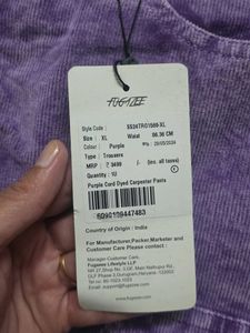 Purple Denim Jeans
