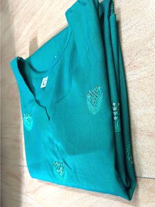Gorgeous Sea Green Shinning Kurta