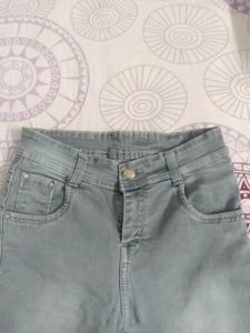Grey Colour Jeans .