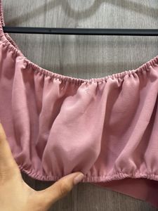 Elegant Satin Tie-Front Crop Top