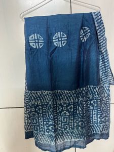 Blue Ethnic Kurta and matching duppata