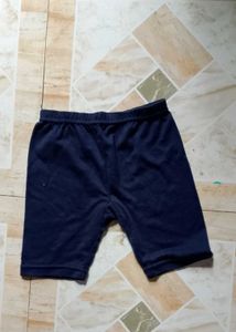 Navy Blue Biker School Shorts