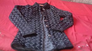 Women's Black Knit Cardigan