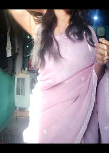 Elegant Pink Saree