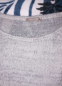 Silver mesh party top ✨
