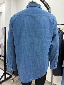 Classic Blue Denim Shirt for Men