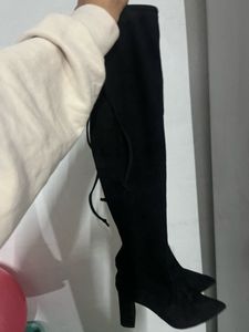 Thigh High Boots - Black