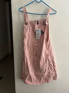 Pink Overall Dress