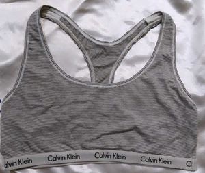 Calvin Klein Striped Sports Bra