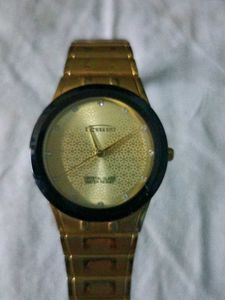 Gold-Tone Men's Watch