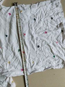 Cute Embroidered White T-Shirt