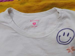 Cute Graphic White T-Shirt