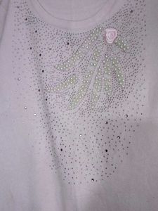 Pink Embellished Sweater