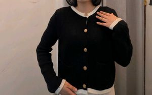 Zara Black &amp; White Cardigan