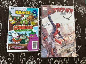 Spider-Man India & Courage the Cowardly Dog Comics