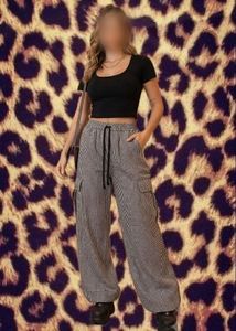 Checkered Cargo Pants