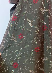 Embroidered Green Kurta