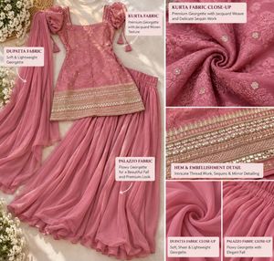 Elegant Pink Kurta Set