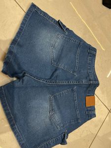 Denim Cargo Shorts