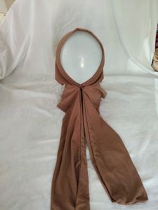 Ready made hijab. Solid Brown