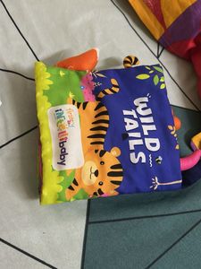 Wild Tails Soft Baby Book
