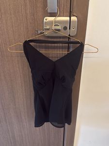 Chic Black Halter Top