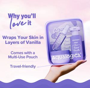 Aqualogica Vanilla Body Care Set New