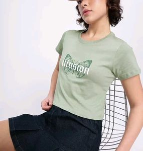 Cropped Tshirts combo of 4