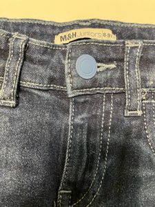 M&amp;H Light Washed Denim For 8-9yrs Skinny Fit