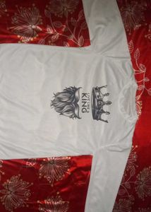 Men's Premium Graphic Full Sleeve T-Shirt | Size M