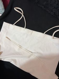 Basic White Spaghetti Strap Cami Top