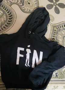 Black crop  Hoodie