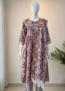 Floral Kurta Set(L)