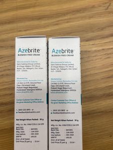Azebrite Blemish Free Cream By Oliva Skin Clinic
