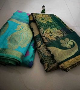 Combo Of 2 Unused Festive Wear Sarees