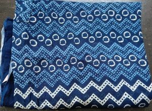 Boho Blue Print Top