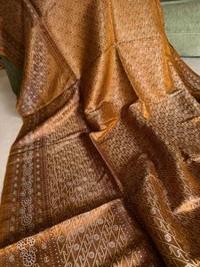 Pure Silk Vintage Parsian Brocade Saree