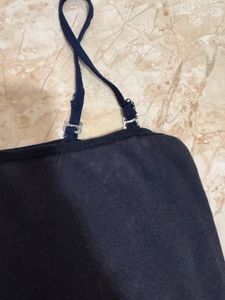 black camisole
