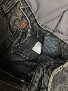 Acid Wash Denim Shorts